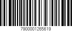 Código de barras (EAN, GTIN, SKU, ISBN): '7900001265619'