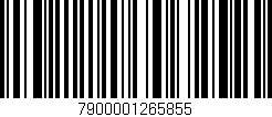 Código de barras (EAN, GTIN, SKU, ISBN): '7900001265855'