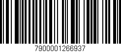 Código de barras (EAN, GTIN, SKU, ISBN): '7900001266937'