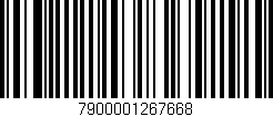 Código de barras (EAN, GTIN, SKU, ISBN): '7900001267668'