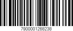 Código de barras (EAN, GTIN, SKU, ISBN): '7900001268238'