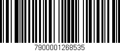 Código de barras (EAN, GTIN, SKU, ISBN): '7900001268535'