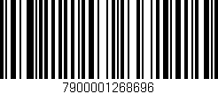 Código de barras (EAN, GTIN, SKU, ISBN): '7900001268696'