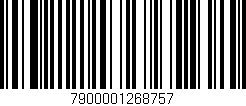 Código de barras (EAN, GTIN, SKU, ISBN): '7900001268757'