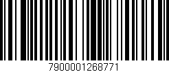 Código de barras (EAN, GTIN, SKU, ISBN): '7900001268771'