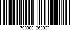 Código de barras (EAN, GTIN, SKU, ISBN): '7900001269037'