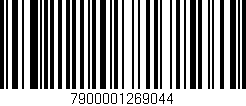 Código de barras (EAN, GTIN, SKU, ISBN): '7900001269044'