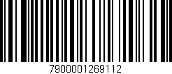 Código de barras (EAN, GTIN, SKU, ISBN): '7900001269112'