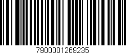 Código de barras (EAN, GTIN, SKU, ISBN): '7900001269235'