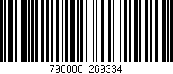 Código de barras (EAN, GTIN, SKU, ISBN): '7900001269334'