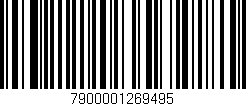 Código de barras (EAN, GTIN, SKU, ISBN): '7900001269495'