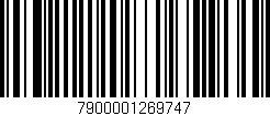 Código de barras (EAN, GTIN, SKU, ISBN): '7900001269747'