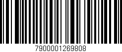 Código de barras (EAN, GTIN, SKU, ISBN): '7900001269808'