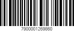 Código de barras (EAN, GTIN, SKU, ISBN): '7900001269860'