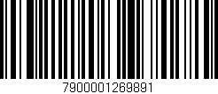 Código de barras (EAN, GTIN, SKU, ISBN): '7900001269891'