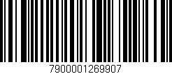 Código de barras (EAN, GTIN, SKU, ISBN): '7900001269907'