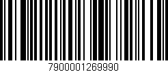 Código de barras (EAN, GTIN, SKU, ISBN): '7900001269990'