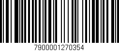 Código de barras (EAN, GTIN, SKU, ISBN): '7900001270354'