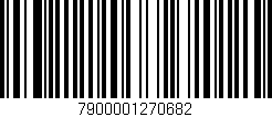 Código de barras (EAN, GTIN, SKU, ISBN): '7900001270682'