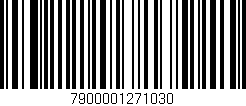 Código de barras (EAN, GTIN, SKU, ISBN): '7900001271030'