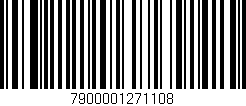 Código de barras (EAN, GTIN, SKU, ISBN): '7900001271108'