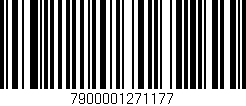 Código de barras (EAN, GTIN, SKU, ISBN): '7900001271177'
