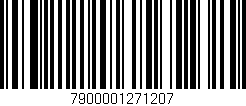 Código de barras (EAN, GTIN, SKU, ISBN): '7900001271207'