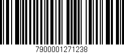 Código de barras (EAN, GTIN, SKU, ISBN): '7900001271238'