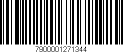 Código de barras (EAN, GTIN, SKU, ISBN): '7900001271344'