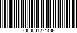 Código de barras (EAN, GTIN, SKU, ISBN): '7900001271436'