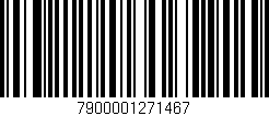 Código de barras (EAN, GTIN, SKU, ISBN): '7900001271467'