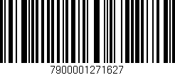 Código de barras (EAN, GTIN, SKU, ISBN): '7900001271627'