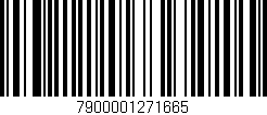 Código de barras (EAN, GTIN, SKU, ISBN): '7900001271665'