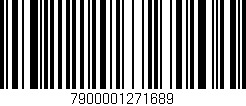 Código de barras (EAN, GTIN, SKU, ISBN): '7900001271689'