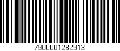 Código de barras (EAN, GTIN, SKU, ISBN): '7900001282913'