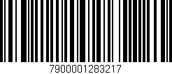 Código de barras (EAN, GTIN, SKU, ISBN): '7900001283217'