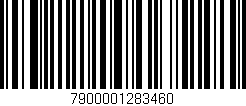 Código de barras (EAN, GTIN, SKU, ISBN): '7900001283460'
