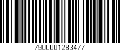 Código de barras (EAN, GTIN, SKU, ISBN): '7900001283477'