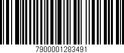 Código de barras (EAN, GTIN, SKU, ISBN): '7900001283491'