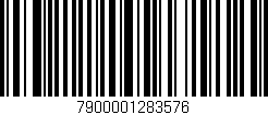 Código de barras (EAN, GTIN, SKU, ISBN): '7900001283576'