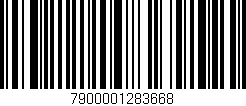 Código de barras (EAN, GTIN, SKU, ISBN): '7900001283668'