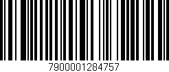 Código de barras (EAN, GTIN, SKU, ISBN): '7900001284757'
