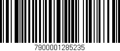 Código de barras (EAN, GTIN, SKU, ISBN): '7900001285235'