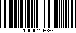 Código de barras (EAN, GTIN, SKU, ISBN): '7900001285655'