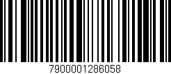 Código de barras (EAN, GTIN, SKU, ISBN): '7900001286058'
