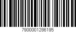Código de barras (EAN, GTIN, SKU, ISBN): '7900001286195'