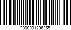 Código de barras (EAN, GTIN, SKU, ISBN): '7900001286355'