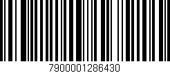 Código de barras (EAN, GTIN, SKU, ISBN): '7900001286430'