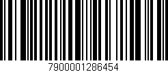Código de barras (EAN, GTIN, SKU, ISBN): '7900001286454'
