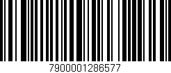 Código de barras (EAN, GTIN, SKU, ISBN): '7900001286577'